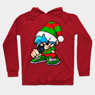 Xmas BoyFriend Elf FNF Detailed Version Hoodie